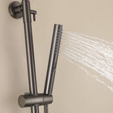 3-Function Thermostatic Shower Set with Rainfall Shower and Handheld Wand