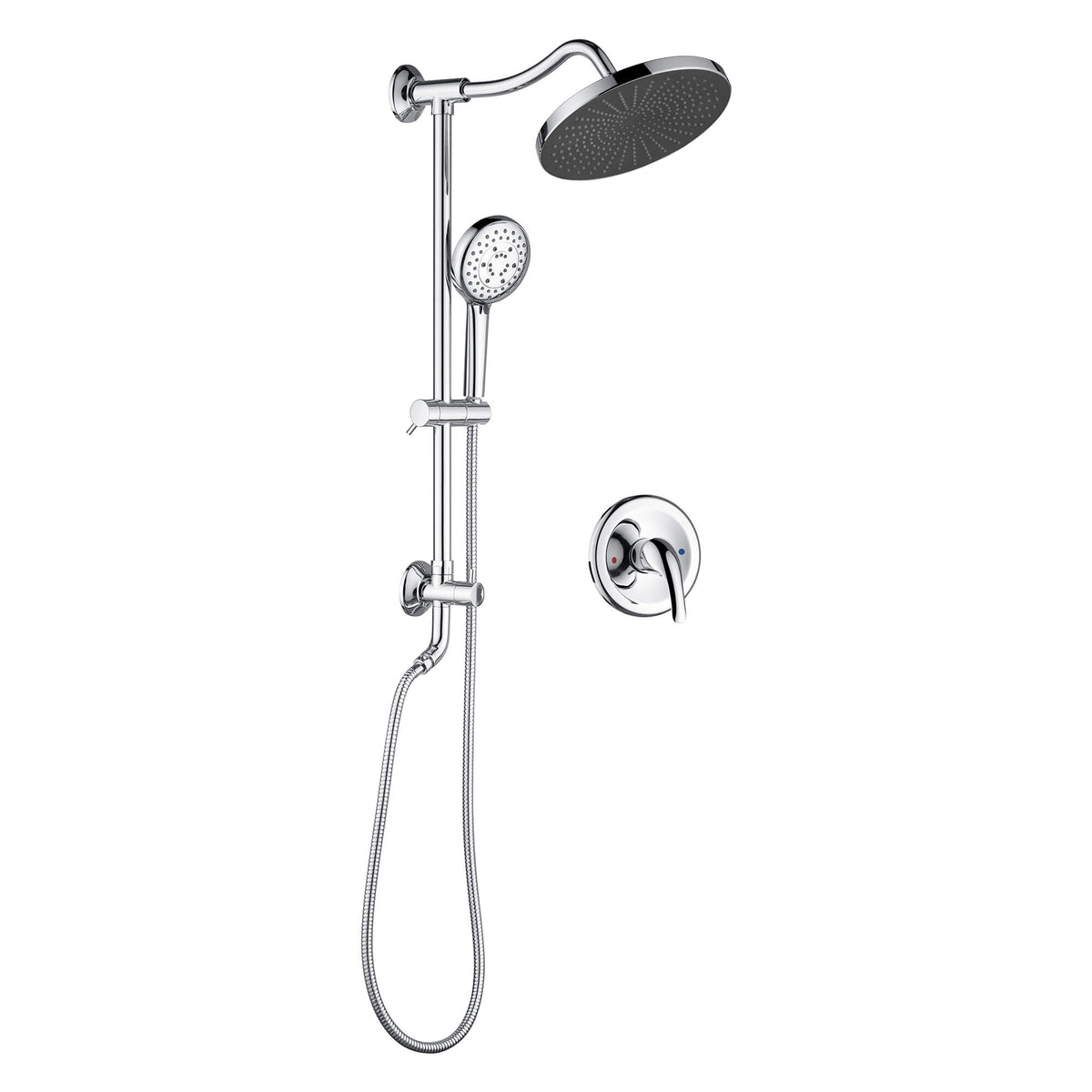 5-Function Rain Shower Faucet with Handheld