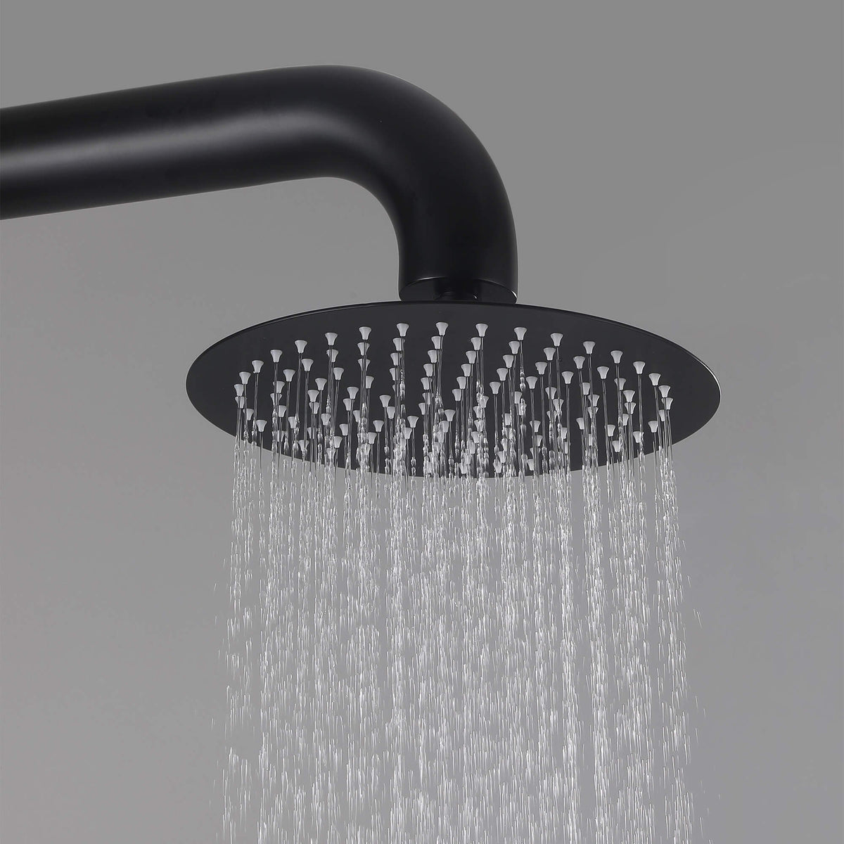 Freestanding 316 Stainless Steel Outdoor Shower with 360° Swivel Rinse Spout