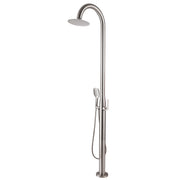 316 Stainless Steel Outdoor Shower Column with Rain & Handheld Sprays