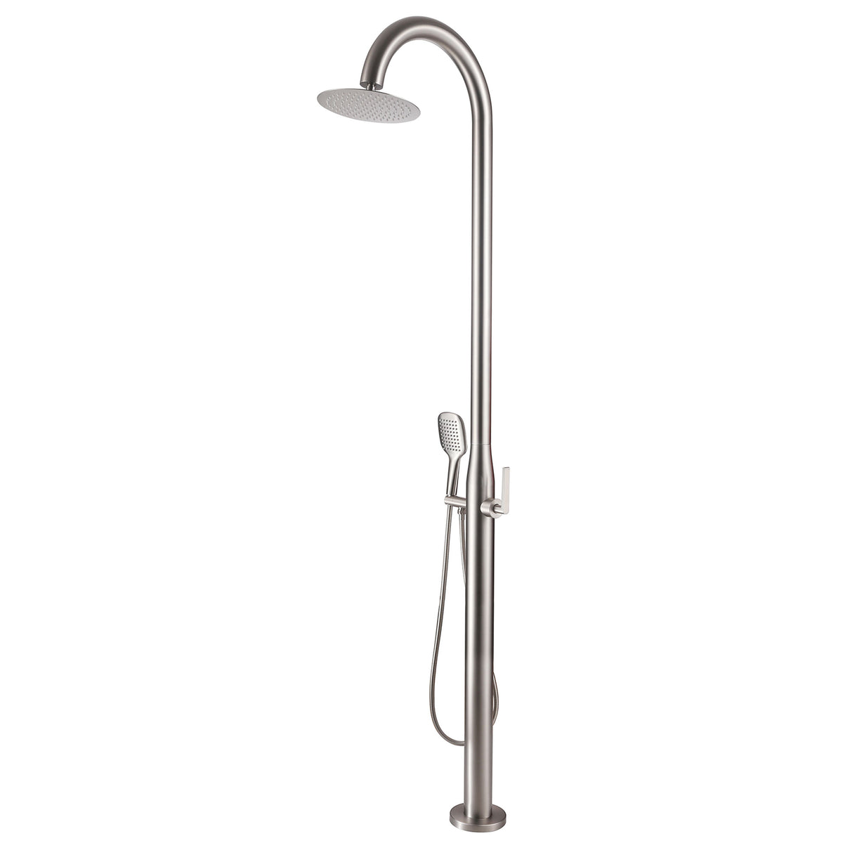 316 Stainless Steel Outdoor Shower Column with Rain & Handheld Sprays