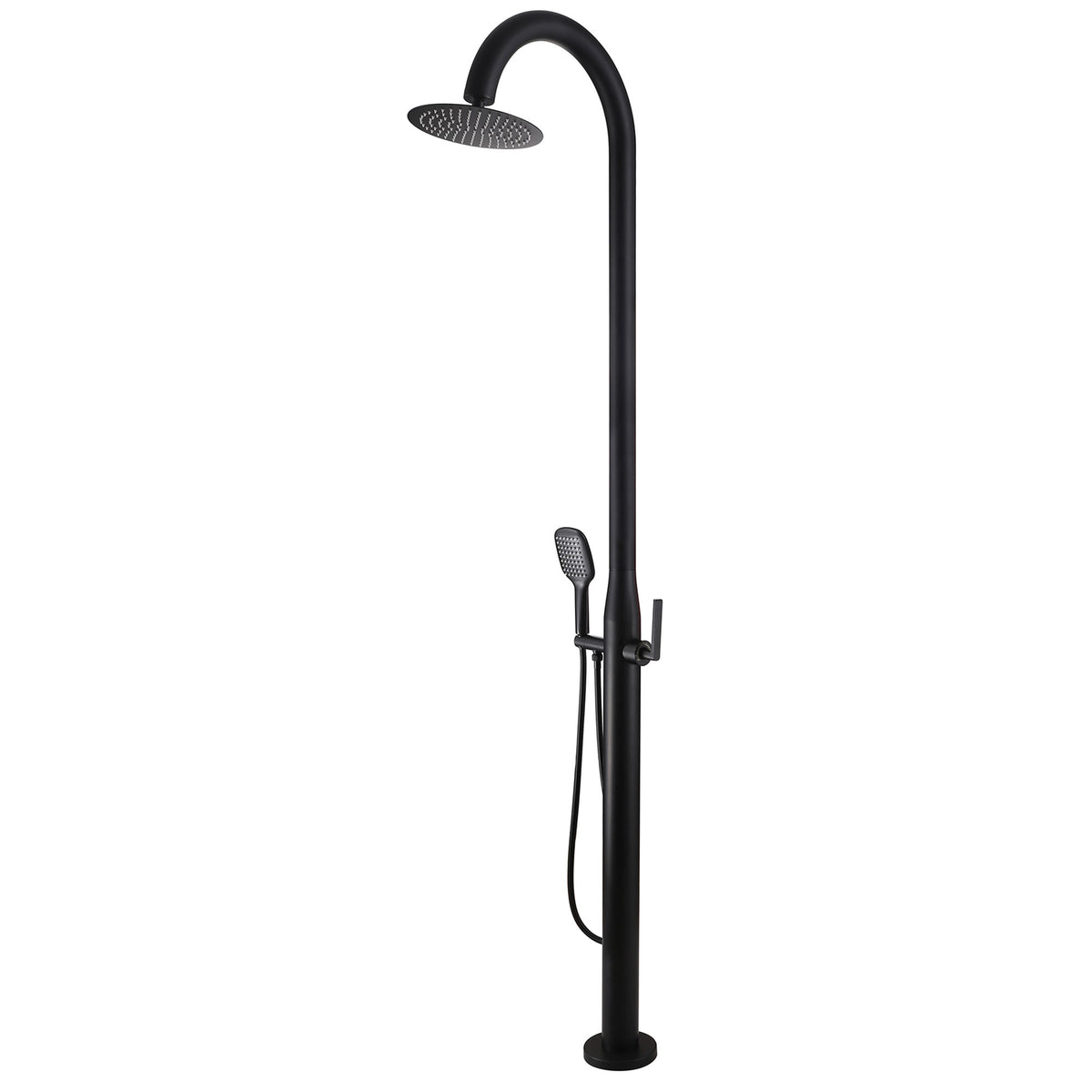 316 Stainless Steel Outdoor Shower Column with Rain & Handheld Sprays
