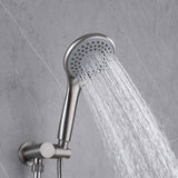 Bathroom Shower Faucet Set with 5-Function Rain Shower Head