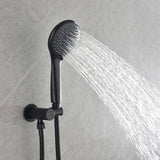 Wall-Mounted Shower Faucet Set with Round Rain Head and Balance Valve