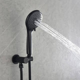 Wall-Mounted Shower Faucet Set with Round Rain Head and Balance Valve