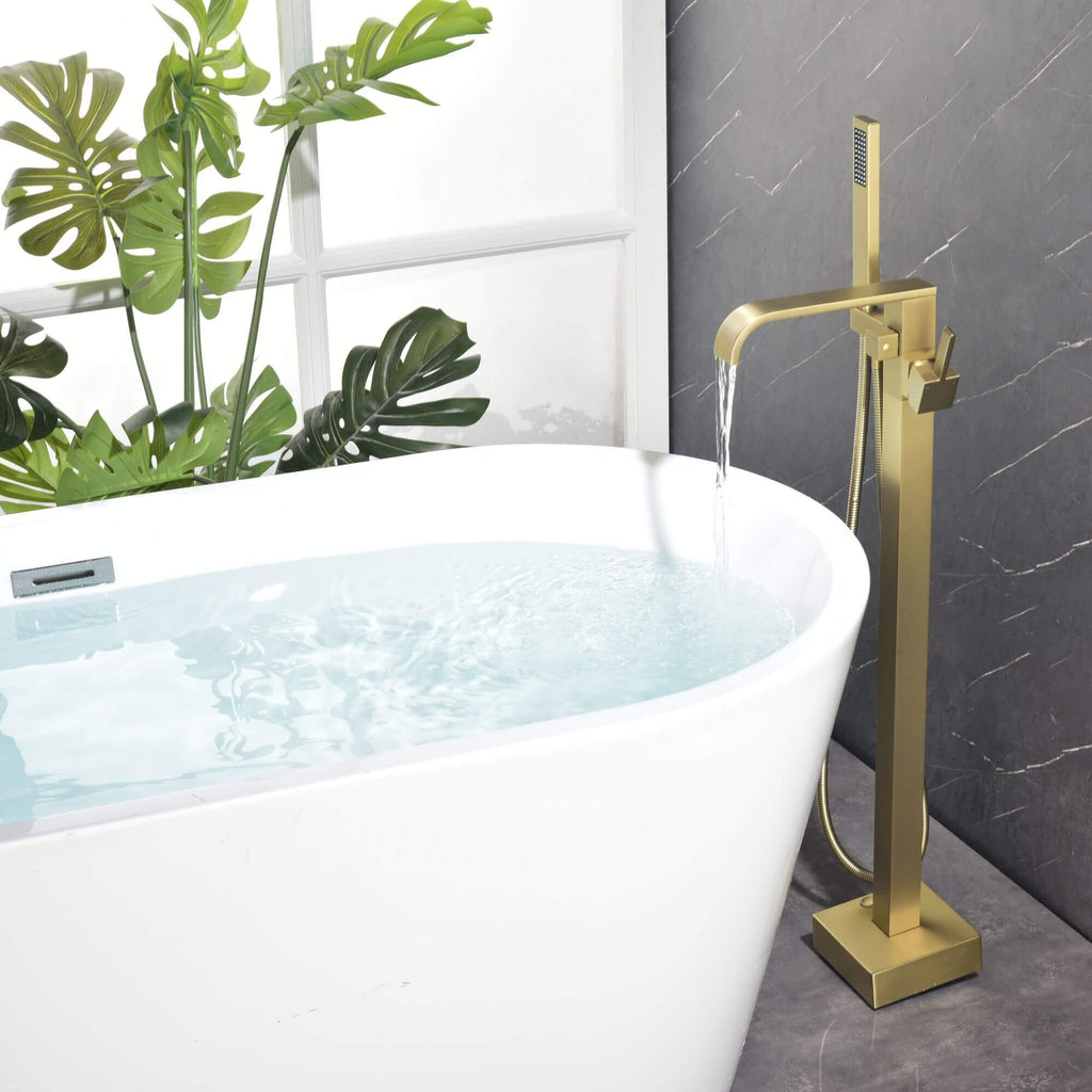 Freestanding Bathtub Faucet with Handheld Shower LYJ0020