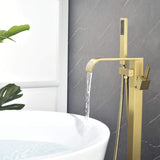 Freestanding Bathtub Faucet with Handheld Shower RB0954