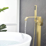 Freestanding Bathtub Faucet with Handheld Shower LYJ0020