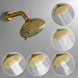 Shower System with 5-Setting Shower Head and 3-Setting Handheld Spray