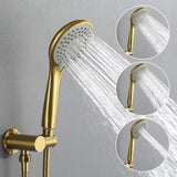 Shower System with 5-Setting Shower Head and 3-Setting Handheld Spray