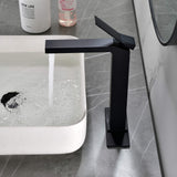 Single-Handle Bathroom Vessel Sink Faucet with Deck Plate