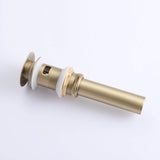 Contemporary Flat Spout Faucet for Deck Mount Sink