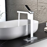 Single-Handle Bathroom Vessel Sink Faucet with Deck Plate