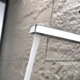 Single-Handle Bathroom Vessel Sink Faucet with Deck Plate