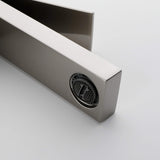 Contemporary Flat Spout Faucet for Deck Mount Sink