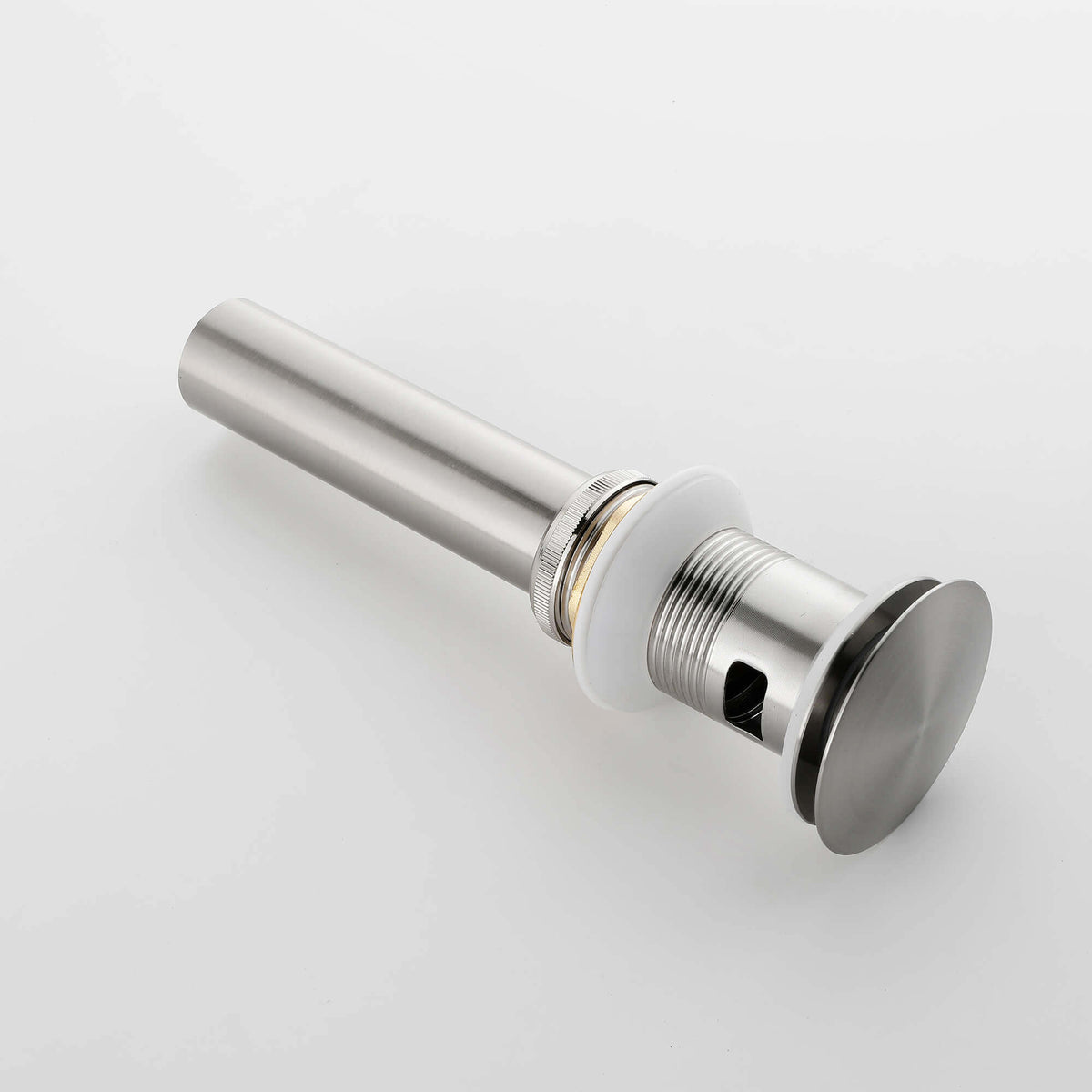 Stylish Single-Handle Bathroom Sink Faucet with Elegant Cover Plate