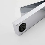 Contemporary Flat Spout Faucet for Deck Mount Sink