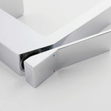 Contemporary Flat Spout Faucet for Deck Mount Sink