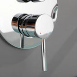Wall-Mounted Tub Filler with Integrated Handheld Shower
