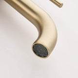 Functional Single-Handle Bathroom Sink Faucet with Cover Plate