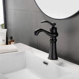 Vintage Single-Handle Bathroom Faucet for Hot and Cold Sink Control