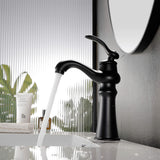 Vintage Single-Handle Bathroom Faucet for Hot and Cold Sink Control
