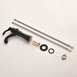 Vintage Single-Handle Bathroom Faucet for Hot and Cold Sink Control