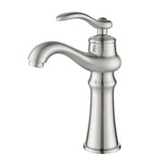 Vintage Single-Handle Bathroom Faucet for Hot and Cold Sink Control