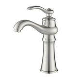 Vintage Single-Handle Bathroom Faucet for Hot and Cold Sink Control