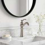 Vintage Single-Handle Bathroom Faucet for Hot and Cold Sink Control
