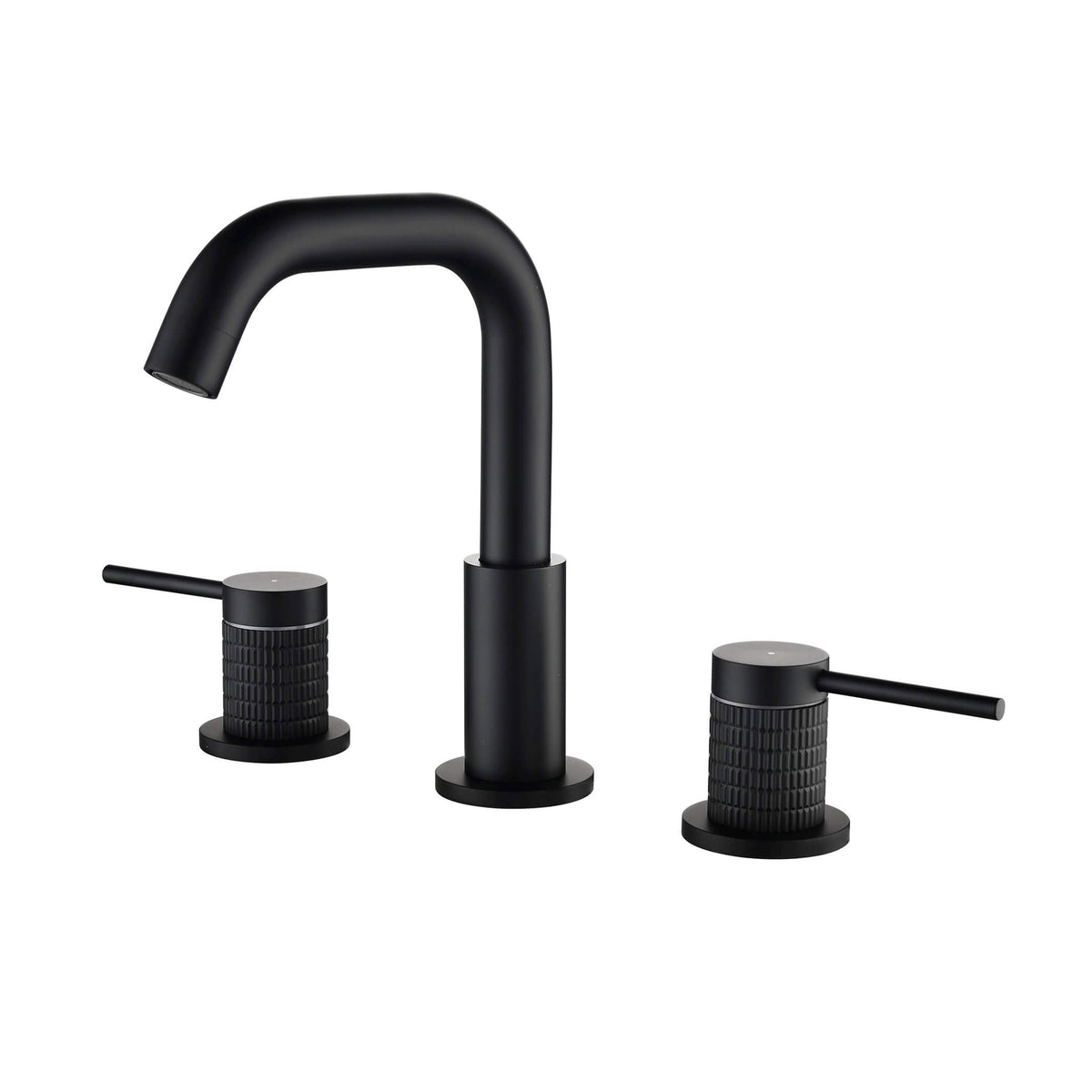 Widespread Basin Tap with Rotating Gooseneck Spout