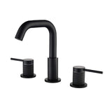 Widespread Basin Tap with Rotating Gooseneck Spout
