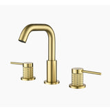 Widespread Basin Tap with Rotating Gooseneck Spout