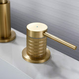 Widespread Basin Tap with Rotating Gooseneck Spout