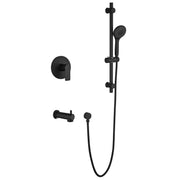 Tub and Shower Faucet Set with 3-Function Handheld Shower Height & Angle Adjustable