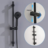 Tub and Shower Faucet Set with 3-Function Handheld Shower Height & Angle Adjustable