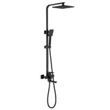 3-Function Shower System with Rainfall Head Handheld Shower and 180 Degree Folding Tub Spout