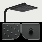 3-Function Shower System with Rainfall Head Handheld Shower and 180 Degree Folding Tub Spout