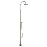 Freestanding 316 Stainless Steel Outdoor Shower with Rain Head and Hand Shower