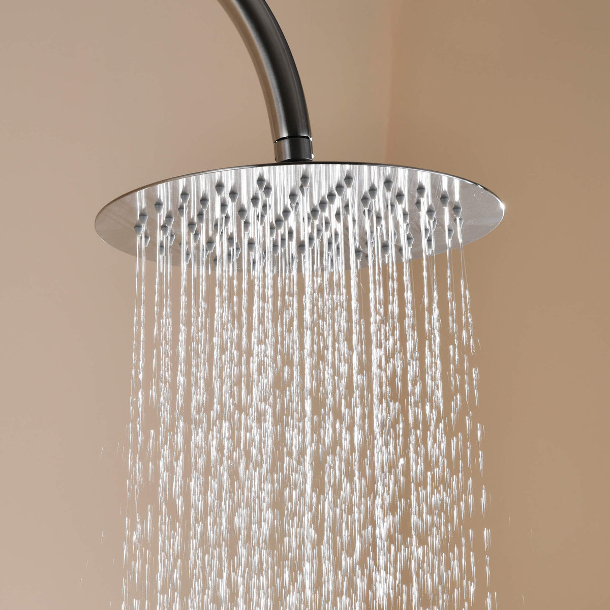 316 Stainless Steel Outdoor Shower Column Single-Function Freestanding Rain Shower for Pool, Garden & Beach