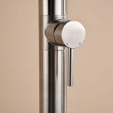 316 Stainless Steel Outdoor Shower Column Single-Function Freestanding Rain Shower for Pool, Garden & Beach