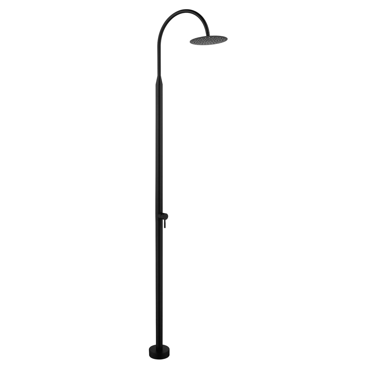 316 Stainless Steel Outdoor Shower Column Single-Function Freestanding Rain Shower for Pool, Garden & Beach