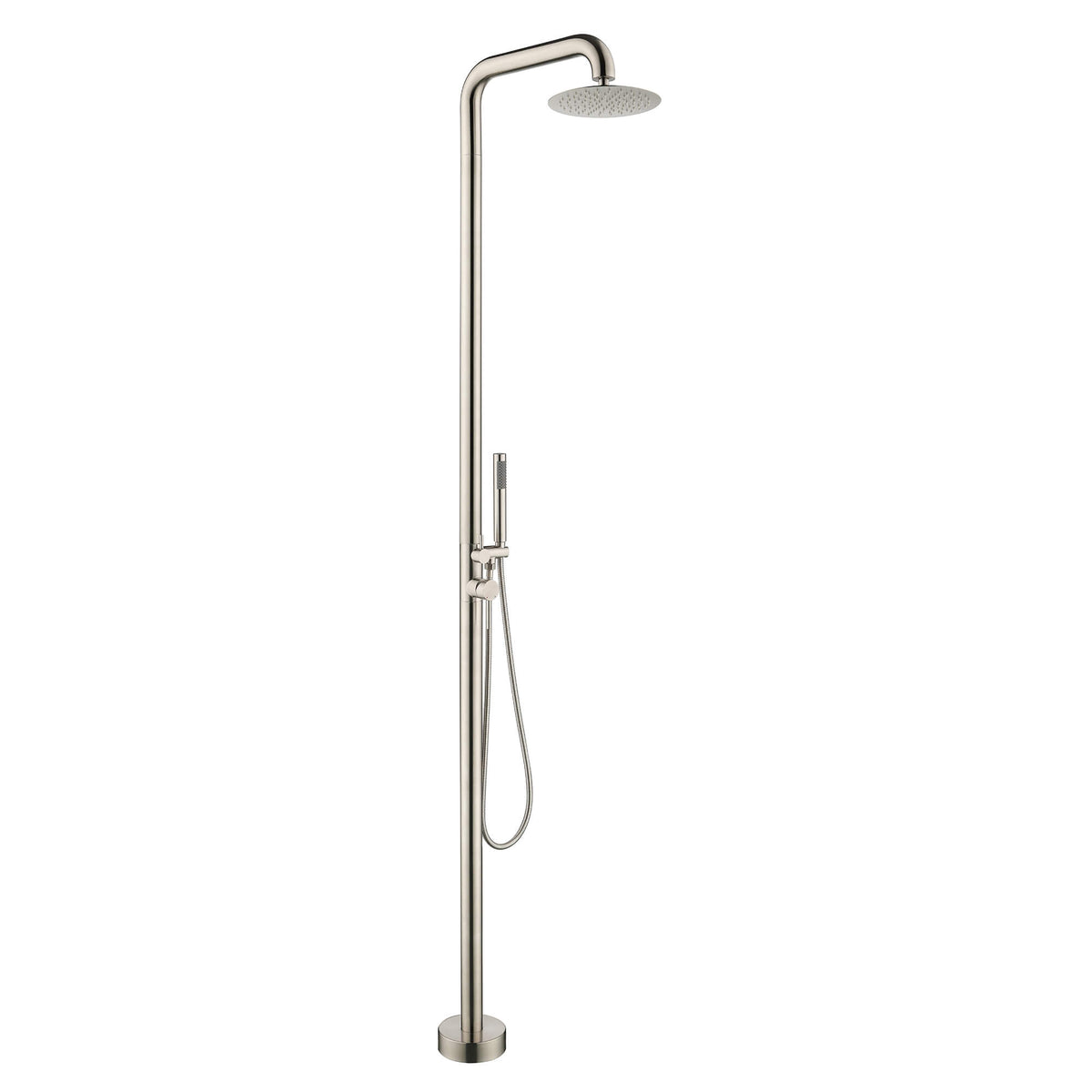 Luxury 316 Stainless Steel Outdoor Shower Column with Rain Head & Hand Shower