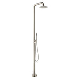 Luxury 316 Stainless Steel Outdoor Shower Column with Rain Head & Hand Shower