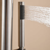 Luxury 316 Stainless Steel Outdoor Shower Column with Rain Head & Hand Shower