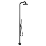 Luxury 316 Stainless Steel Outdoor Shower Column with Rain Head & Hand Shower