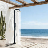 Luxury 316 Stainless Steel Outdoor Shower Column with Rain Head & Hand Shower