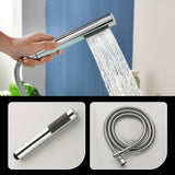 4-Hole Roman Tub Filler with Hand Shower Deck-Mounted Bathtub Faucet