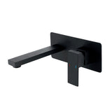 Solid Brass Wall-Mounted Bathroom Faucet with Single Handle