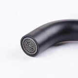 Minimalist Brass Bathroom Faucet Modern Single-Handle Tap